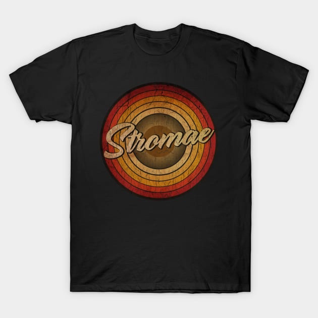 arjunthemaniac, circle retro faded Stromae T-Shirt by arjunthemaniac